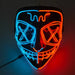 Halloween Horror Neon Party Mask Cosplay Ghost Skull Led