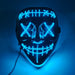 Halloween Horror Neon Party Mask Cosplay Ghost Skull Led