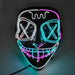 Halloween Horror Neon Party Mask Cosplay Ghost Skull Led