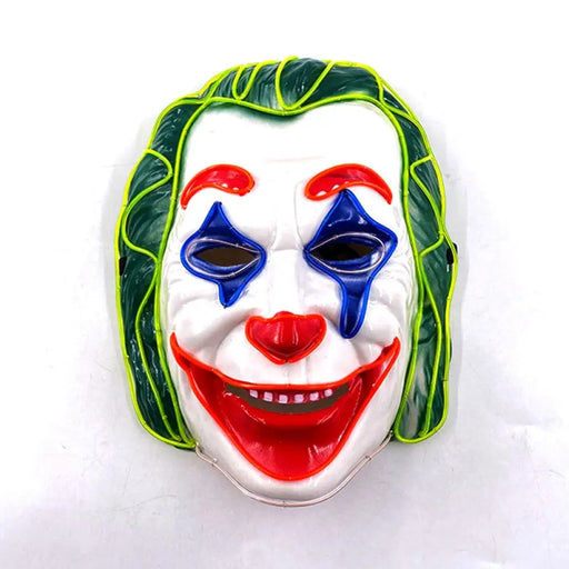 Halloween Scary Creepy Killer Clown Luminous Masks Cosplay