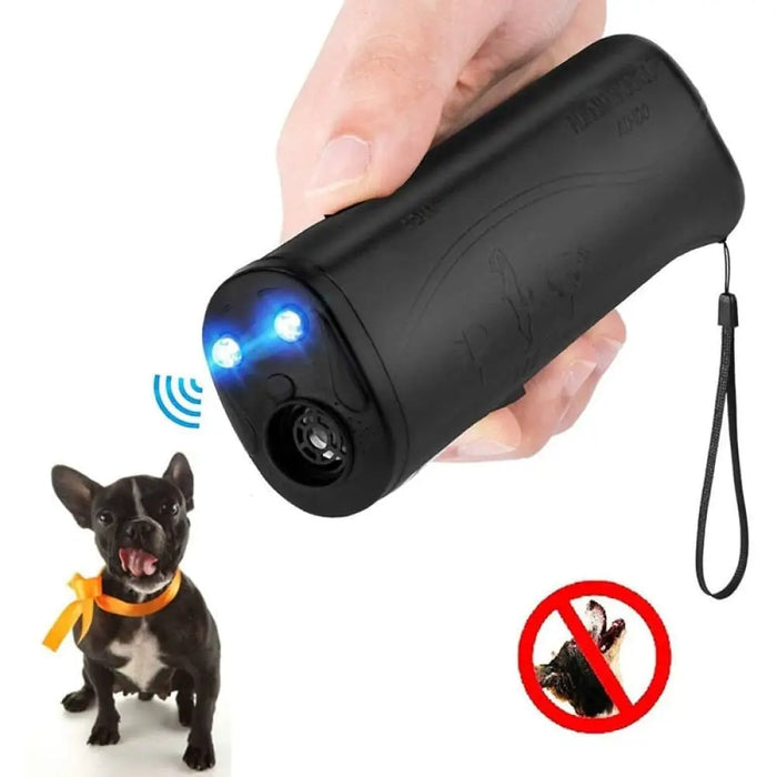 Handheld Ultrasonic Repellent Chaser Led Flashlight Safe