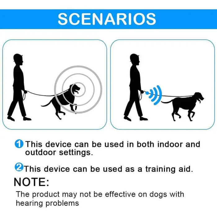 Handheld Ultrasonic Repellent Chaser Led Flashlight Safe