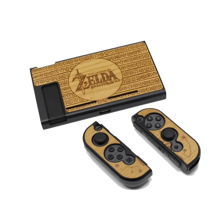 Hard Wood Protective Housing Shell Case For Nintend Switch