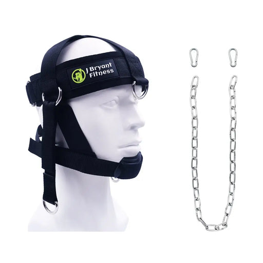 Head Neck Harness With Adjustable Strap Chin Pad And Chain