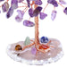 Healing Crystal Tree On Agate Slice Base Money