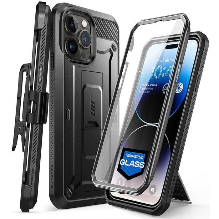 UB Pro Heavy Duty Rugged Case with Built-in Tempered Glass For iPhone 14 Pro Max