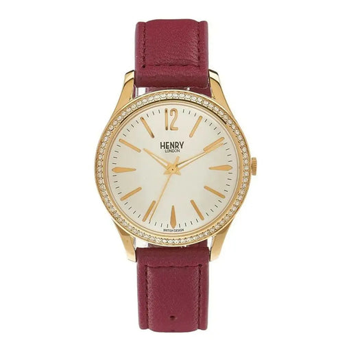 Henry London Hl39-ss-0068 Ladies Quartz Watch White 39mm