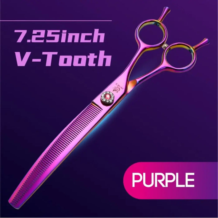 High-end 7.25 Inch Professional Dog Grooming Scissors Curved