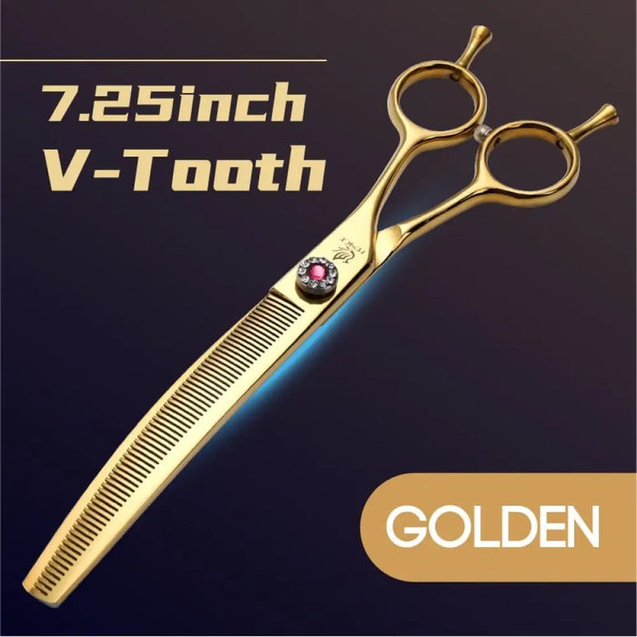 High-end 7.25 Inch Professional Dog Grooming Scissors Curved