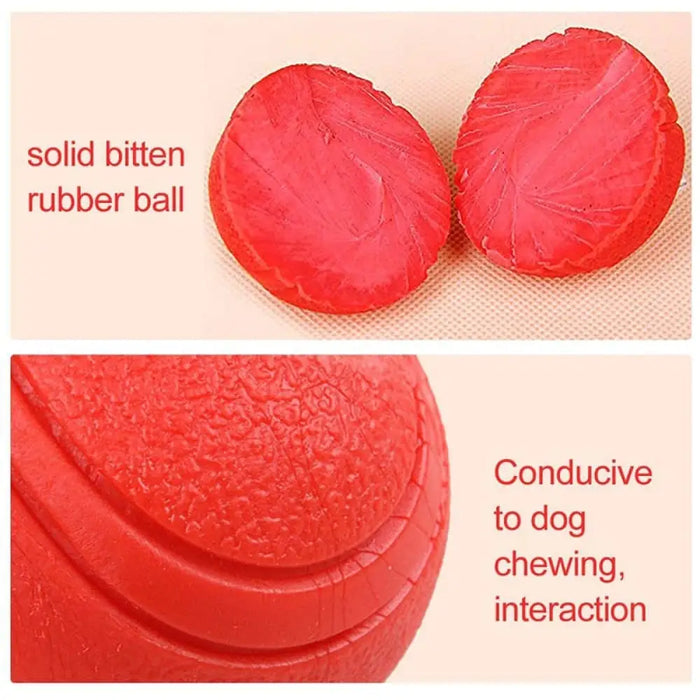 High-bouncing Solid Rubber Chew Ball For Small Medium Large