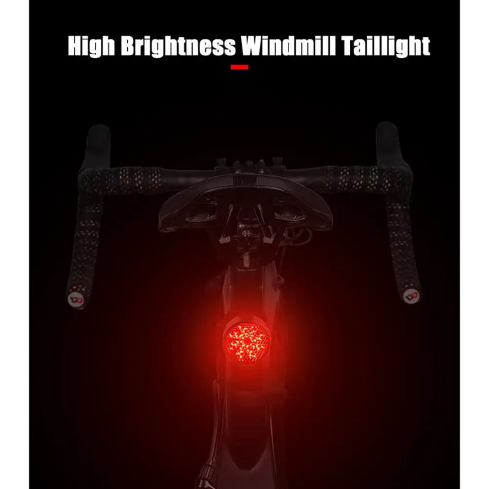 High Brightness Usb Rechargable Tail Light With 8 Modes