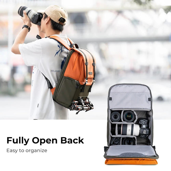 High Capacity Photography Backpack Waterproof Multi-functional Cameras Bag DSLR Bag tripod Bags with Rain Cover