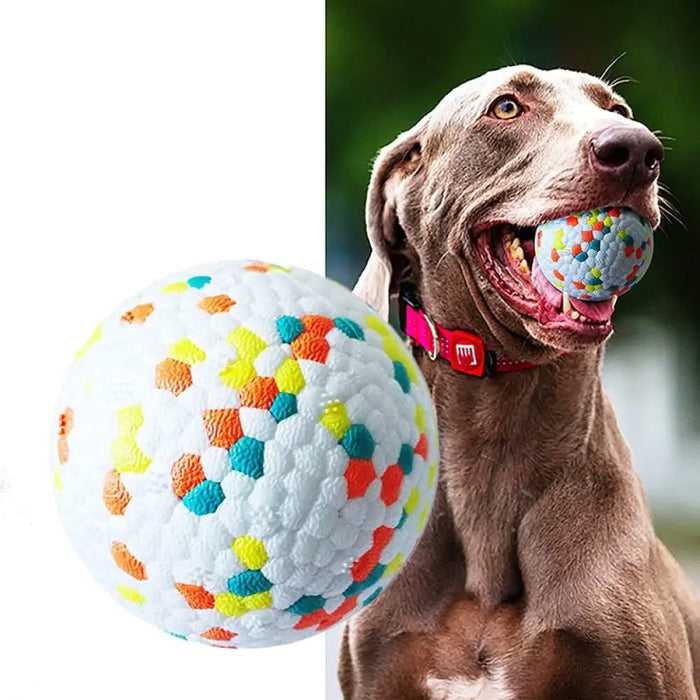 High Elasticity Bite Resistant Solid Dog Ball Chew Toys