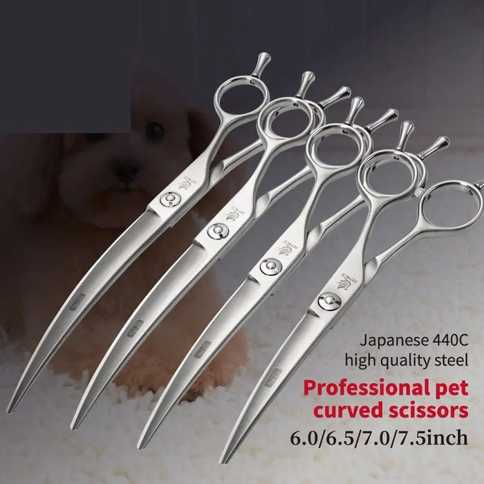 High Quality 6 6.5 7 7.5 Inch Professional Curved Pet Dogs