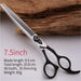 High Quality 7 7.5 Inch Dog Grooming Thinning Scissors