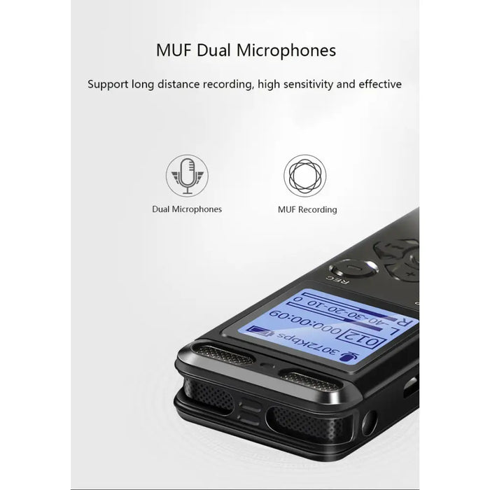 V36 High-quality Mp3 Digital Voice Recorder 1.4’ Big Lcd