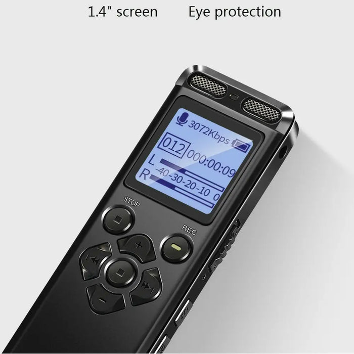 V36 High-quality Mp3 Digital Voice Recorder 1.4’ Big Lcd