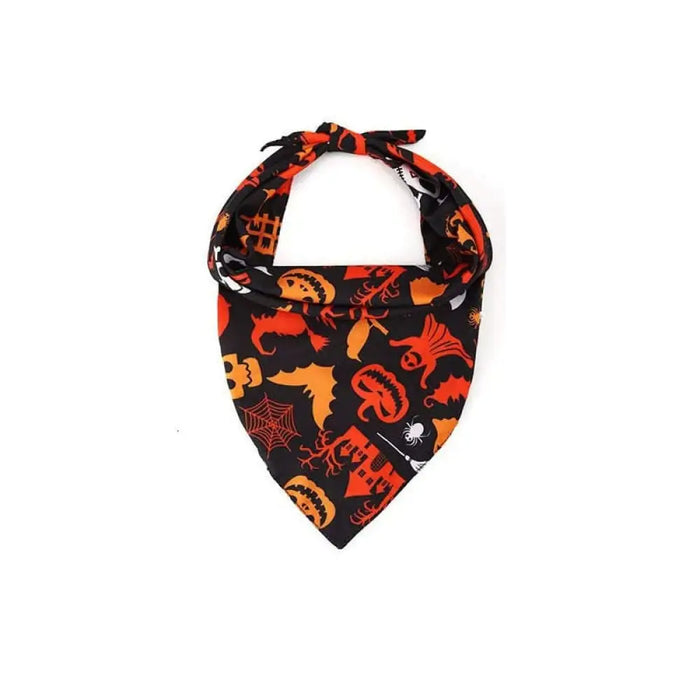 High-quality Washable Halloween Pet Bib Scarfs For Small