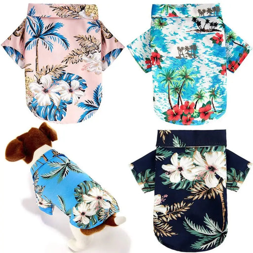 Holiday Hawaiian Comfortable Summer Coconut Tree Print Shirt