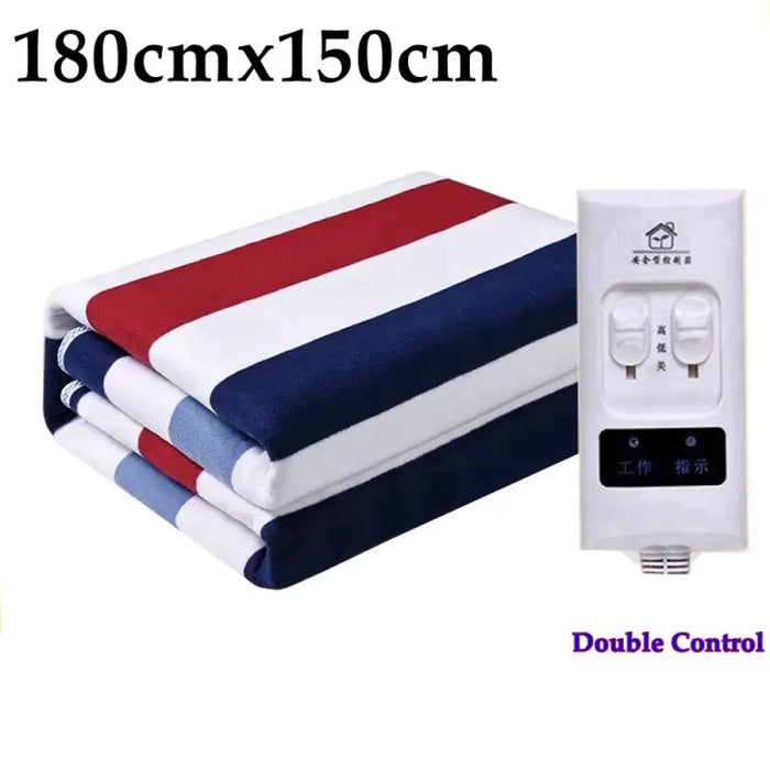 Home Electric Blanket 220v Security Plush Bedroom Warm