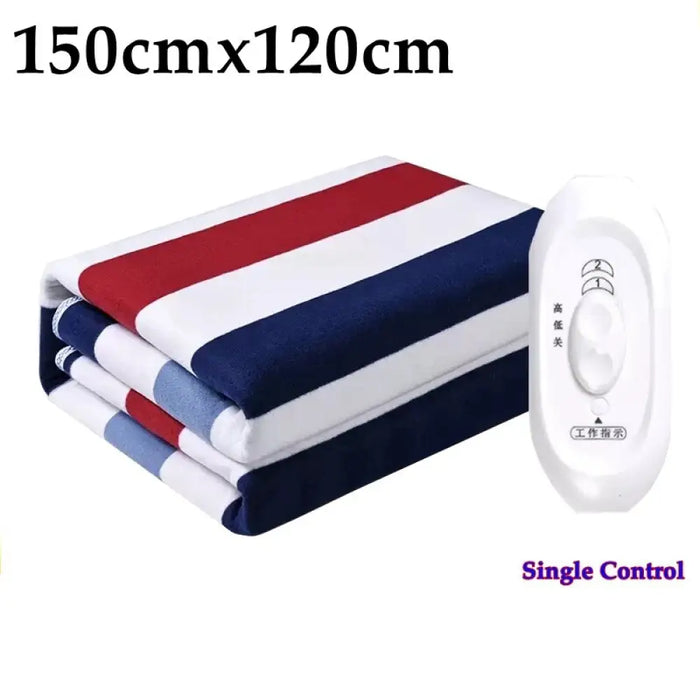 Home Electric Blanket 220v Security Plush Bedroom Warm