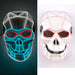 Horror Led Neon Disguised Mask Luminous Full Face Cosplay