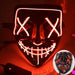 Horror Led Neon Disguised Mask Luminous Full Face Cosplay