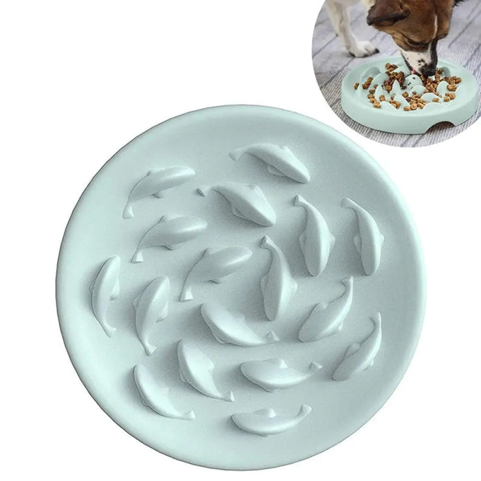 Fun Interactive Anti-slip Bloat Stop Puzzle Safe Dog Bowl