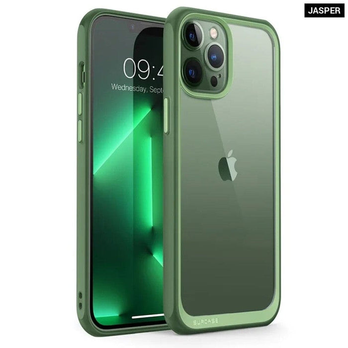 For iPhone 13 Pro Max 6.7 inch (2021 Release) Premium Hybrid Protective Bumper Clear Back Cover