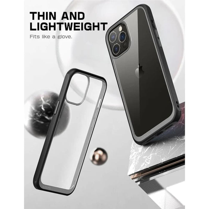 For iPhone 13 Pro Max 6.7 inch (2021 Release) Premium Hybrid Protective Bumper Clear Back Cover