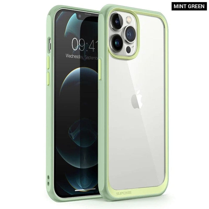 For iPhone 13 Pro Max 6.7 inch (2021 Release) Premium Hybrid Protective Bumper Clear Back Cover