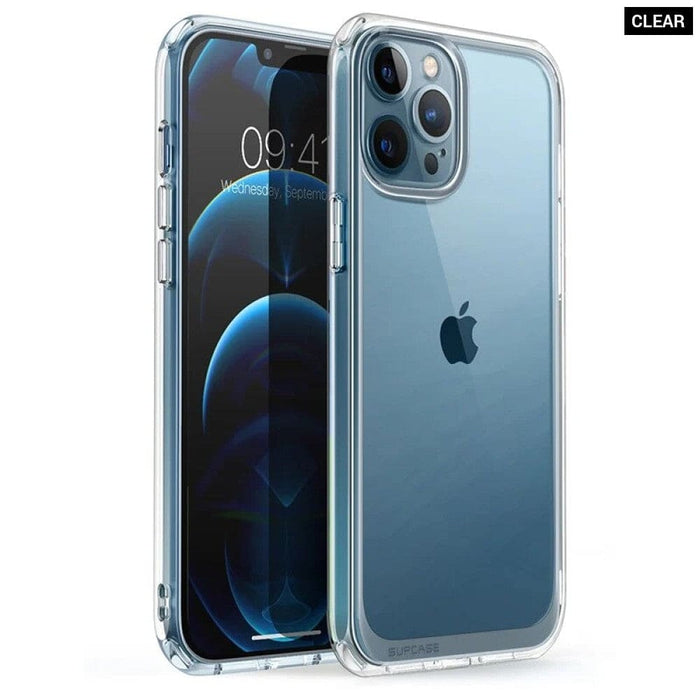 For iPhone 13 Pro Max 6.7 inch (2021 Release) Premium Hybrid Protective Bumper Clear Back Cover