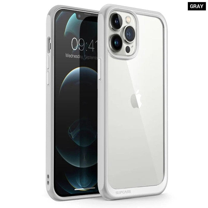 For iPhone 13 Pro Max 6.7 inch (2021 Release) Premium Hybrid Protective Bumper Clear Back Cover