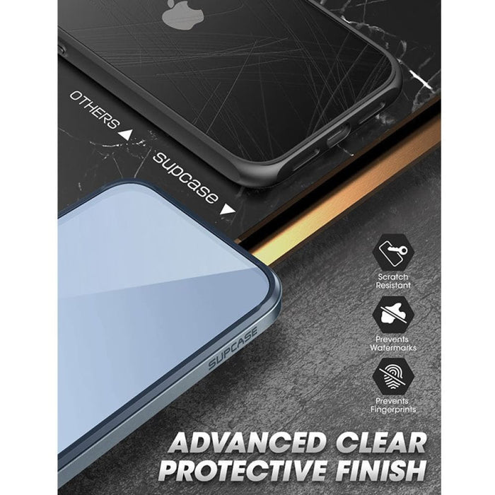 For iPhone 13 Pro Max 6.7 inch UB Edge Pro Slim Clear Back Case with Built-in Screen Protector