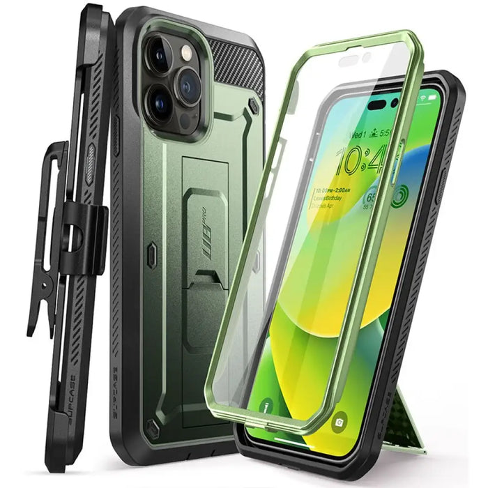 For Iphone 14 Pro Case 6.1’ Ub Full-body Rugged Holster