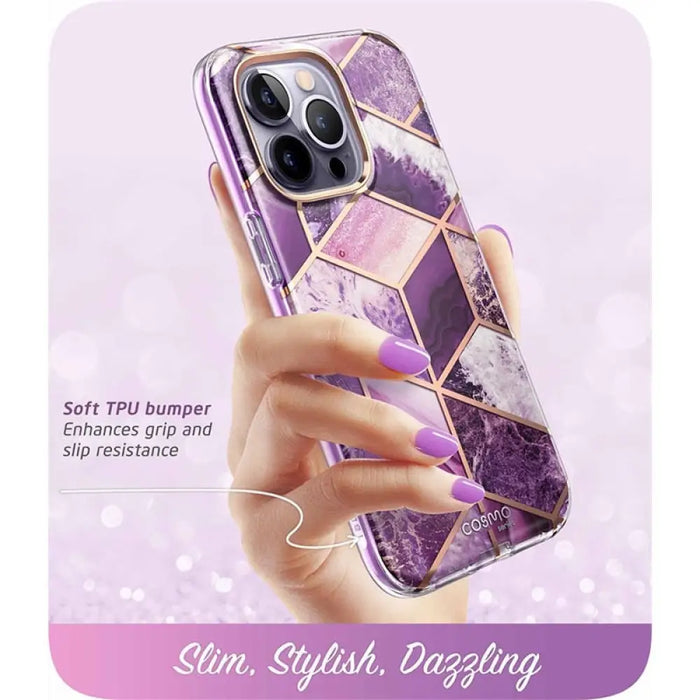 For Iphone 14 Pro Max Case 6.7 Inch Cosmo Full-body Glitter