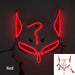 Japanese Anime Demon Slayer Mask Cold Light Glowing Cosplay