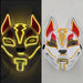 Japanese Anime Demon Slayer Mask Cold Light Glowing Cosplay