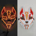 Japanese Anime Demon Slayer Mask Cold Light Glowing Cosplay