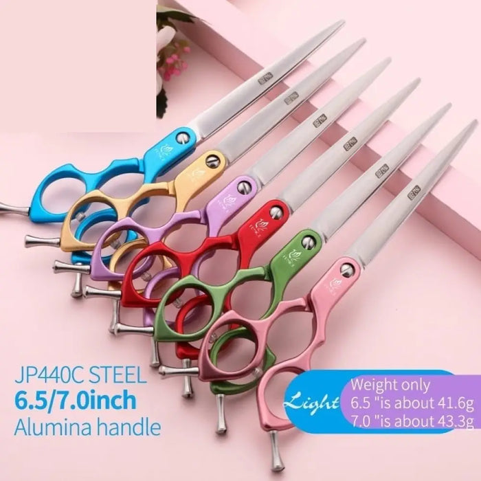 Jp440c Colourful 6.5 7.0 Inch Stainless Steel Pet Cutting