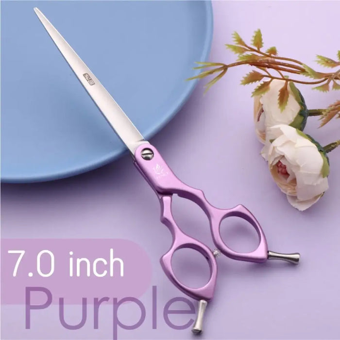 Jp440c Colourful 6.5 7.0 Inch Stainless Steel Pet Cutting