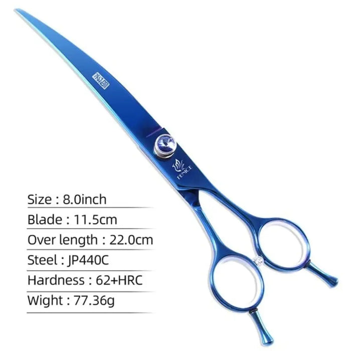 Jp440c Professional 7.5 8 Inch Dog Curved Scissors Pet