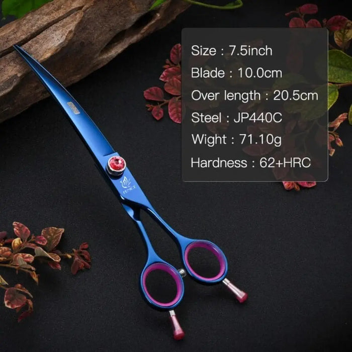 Jp440c Professional 7.5 8 Inch Dog Curved Scissors Pet