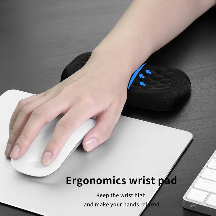 Keyboard And Mouse Wrist Rest Pad Padded Memory Foam Hand