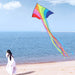 Kite Flying Rainbow Delta For Kids & Adults With 328 Ft