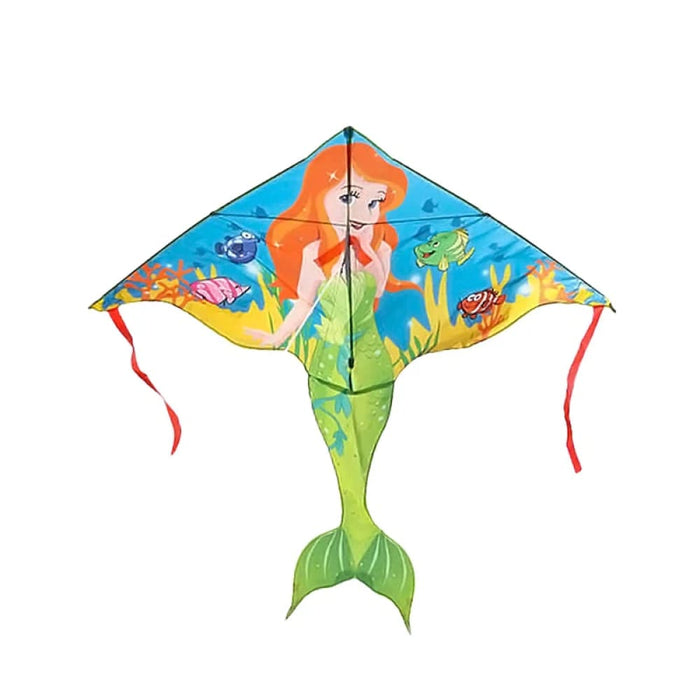 Kite Mermaid Kite For Girls And Kids，Lovely Cartoon Kites For Adults Outdoor Toys Games