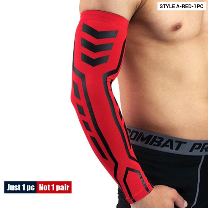 1Pc Cooling Sun Protection Arm Sleeves For Cycling Basketball Football