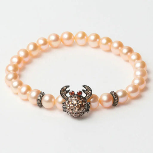 Ladies Bracelet Lancaster Jla-br-crab-4-pe Brown Orange