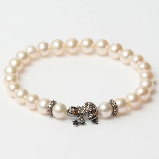 Ladies Bracelet Lancaster Jla-br-frog-4-wh Brown White