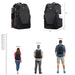 Large Capacity Camera Backpack Outdoor Travel Waterproof